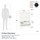 Mission District 3 Door Shoe Storage - Pale Pink