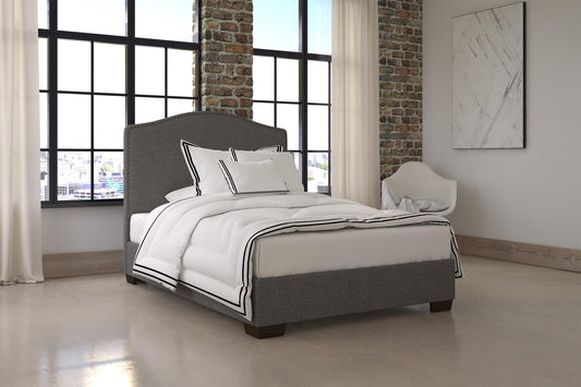 Gavin Upholstered Bed - Grey Linen - Full