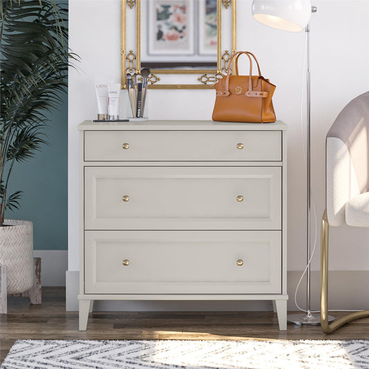 Monticello 2 Drawer Dresser w/ Pull-out Desk - Sharkey Grey