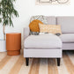 Winston Reversible Sofa Sectional - Light Gray