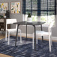 Poolside Collection Chandler Stacking Dining Chairs Indoor/Outdoor, Set of 2 - White - 2-Pack