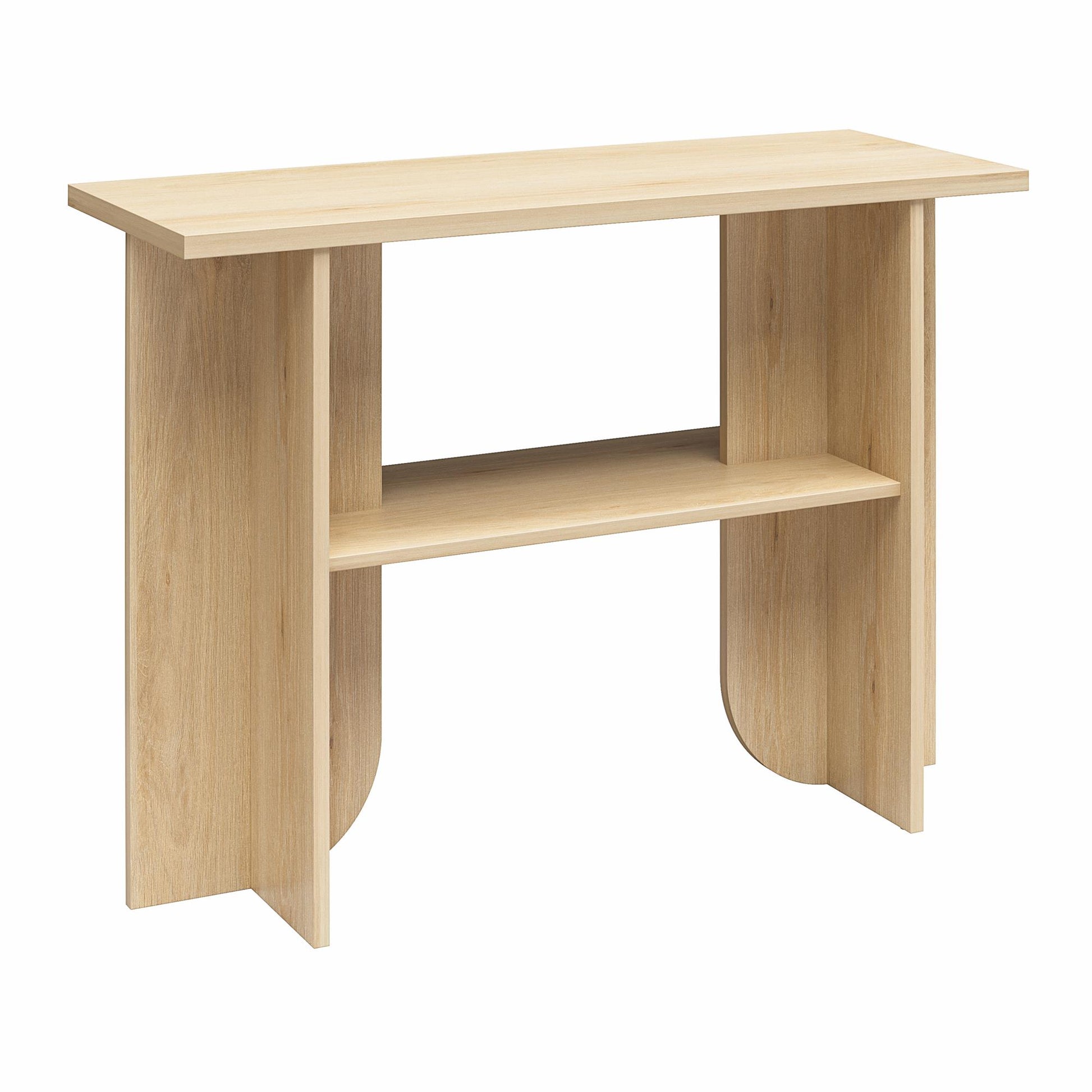 Voler Console Table, Light Oak - Blonde Oak