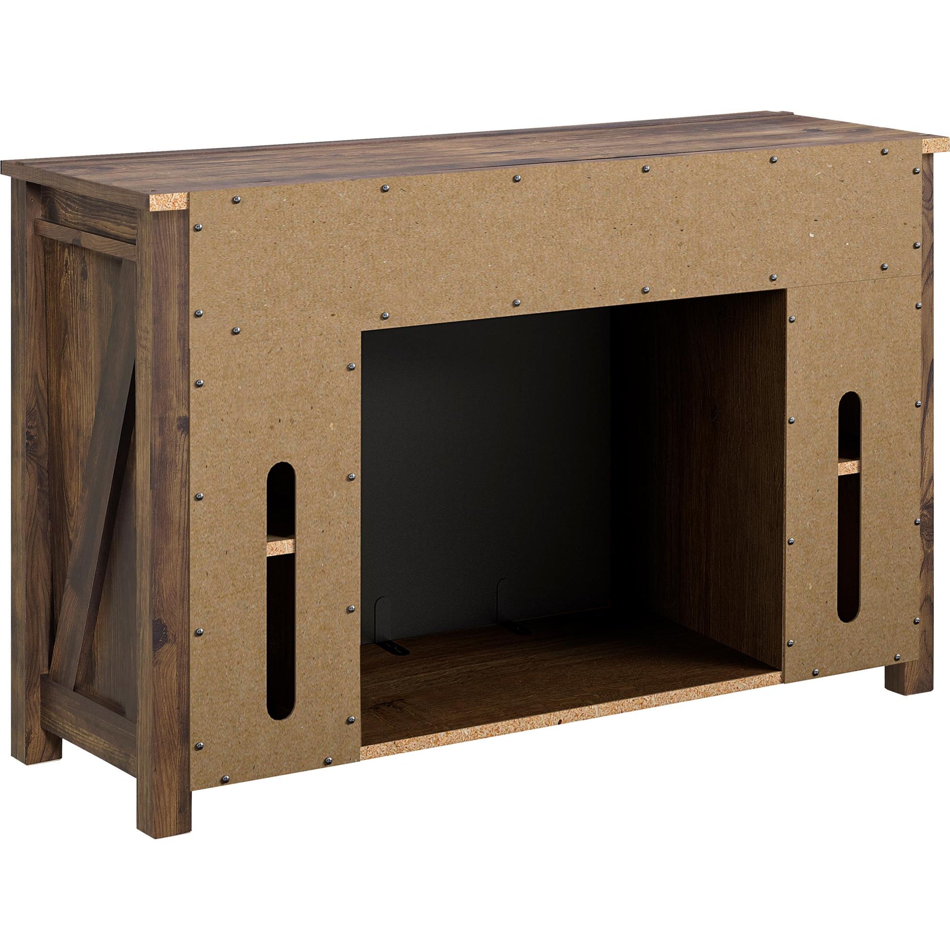 Farmington Electric Fireplace TV Console for TVs up to 50 Inch - Rustic