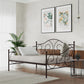 Victoria Metal Daybed with 15 Inch Clearance for Storage - Bronze - Full