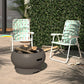 Novogratz Poolside Gossip Collection, Priscilla Folding Chairs, 2-Pack, Aqua Haze - Aqua Haze - 2-Pack