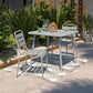 Poolside Gossip June Outdoor/Indoor Stacking Dining Chairs, Set of 2 - Light Gray - 2-Pack