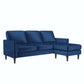 Winston Reversible Sofa Sectional - Blue