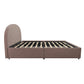 Moon Upholstered Bed with Storage - Blush - Queen