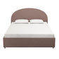 Moon Upholstered Bed with Storage - Blush - Queen