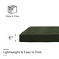 Carson 6 Inch Thermobonded High Density Polyester Fill Futon Mattress - Green - Full