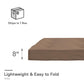 Carson 8 Inch Thermobonded High Density Polyester Fill Futon Mattress - Tan - Full