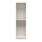 Elba Open Shelf and Hanging Clothing Rod Modular Closest Unit - Ivory Oak