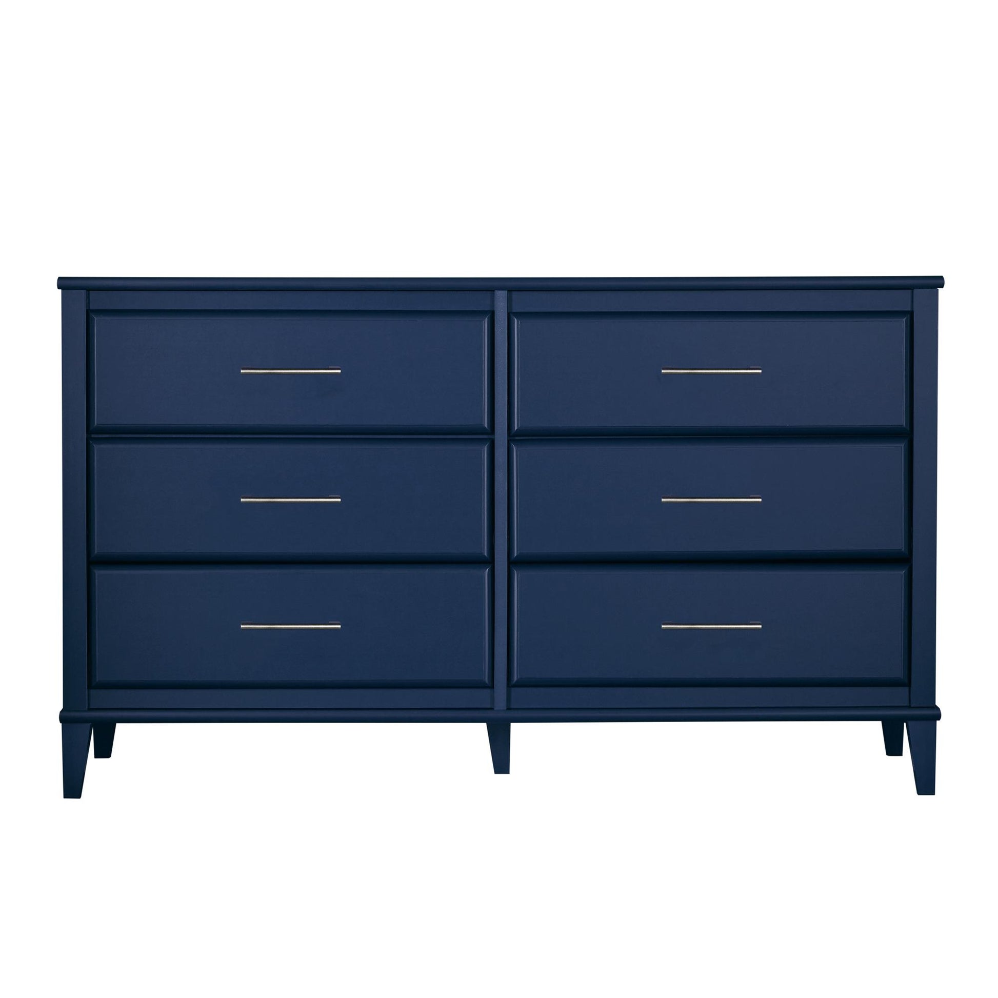 Sierra Ridge Mesa Kids’ 6 Drawer Dresser with Rope Drawer Pulls - Blue