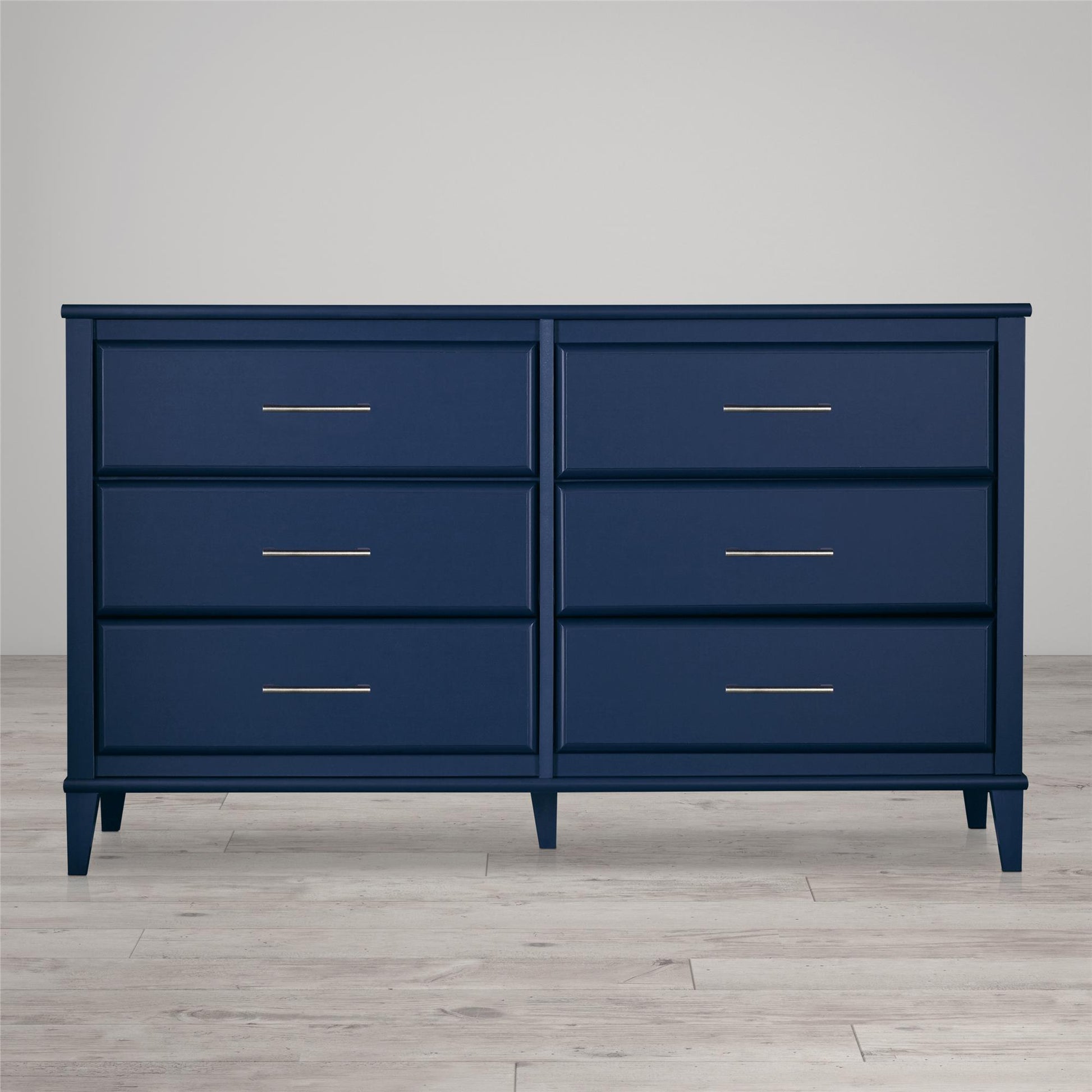 Sierra Ridge Mesa Kids’ 6 Drawer Dresser with Rope Drawer Pulls - Blue