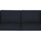 Regal Linen Upholstered Futon - Blue Linen