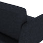 Regal Linen Upholstered Futon - Blue Linen