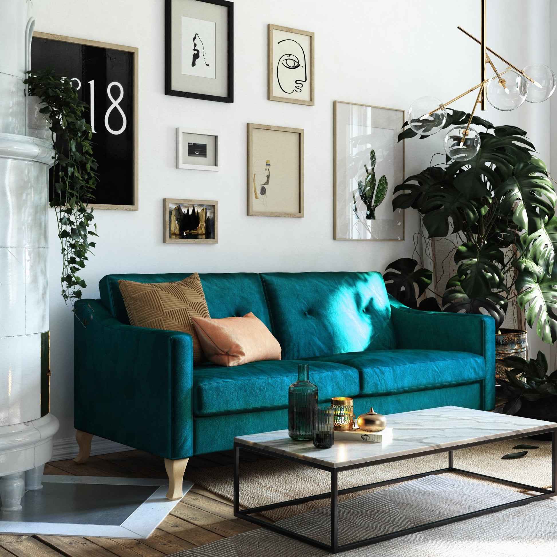 Tess Sofa - Green