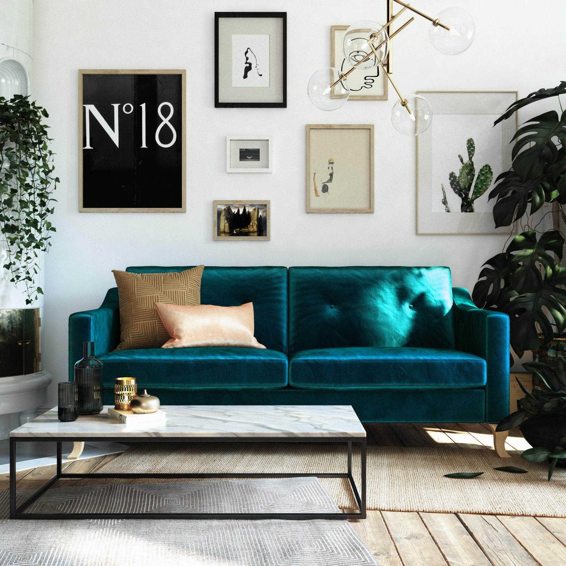 Tess Sofa - Green