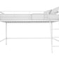 Jett Junior Loft Bed with Metal Frame and Built-In Ladder - White - Twin
