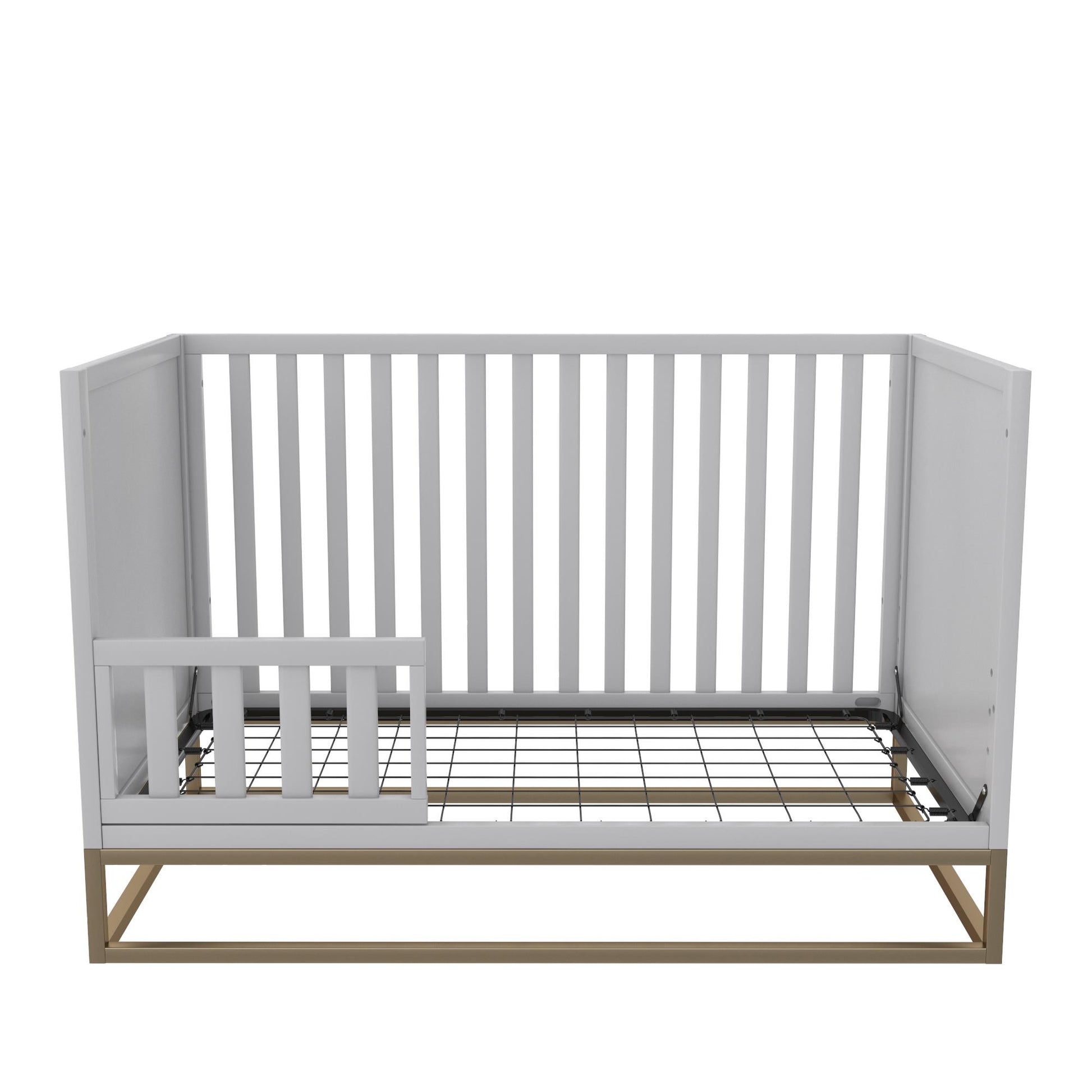 Haven 3 in 1 Metal Base Crib - Dove Gray