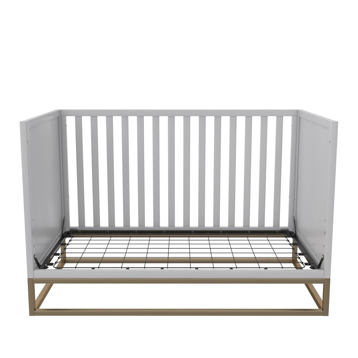 Haven 3 in 1 Metal Base Crib - Dove Gray
