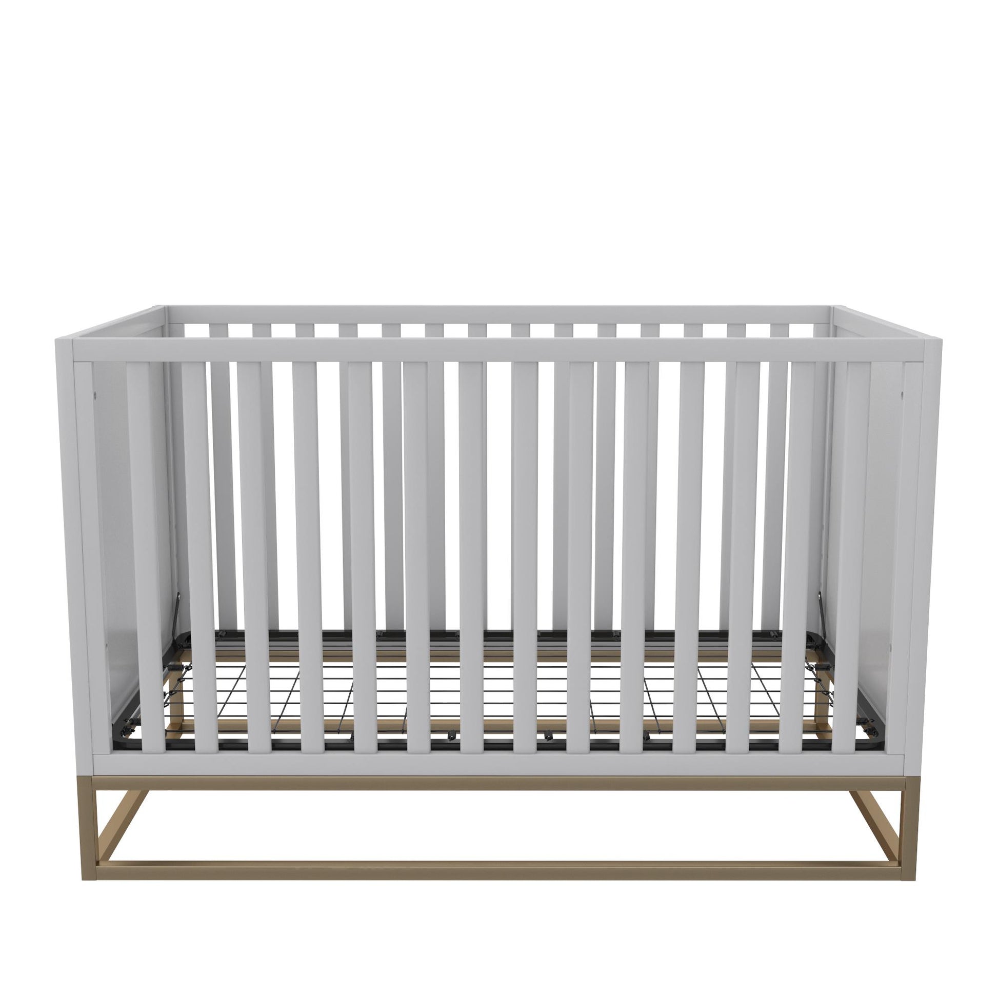 Haven 3 in 1 Metal Base Crib - Dove Gray
