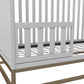 Haven 3 in 1 Metal Base Crib - Dove Gray