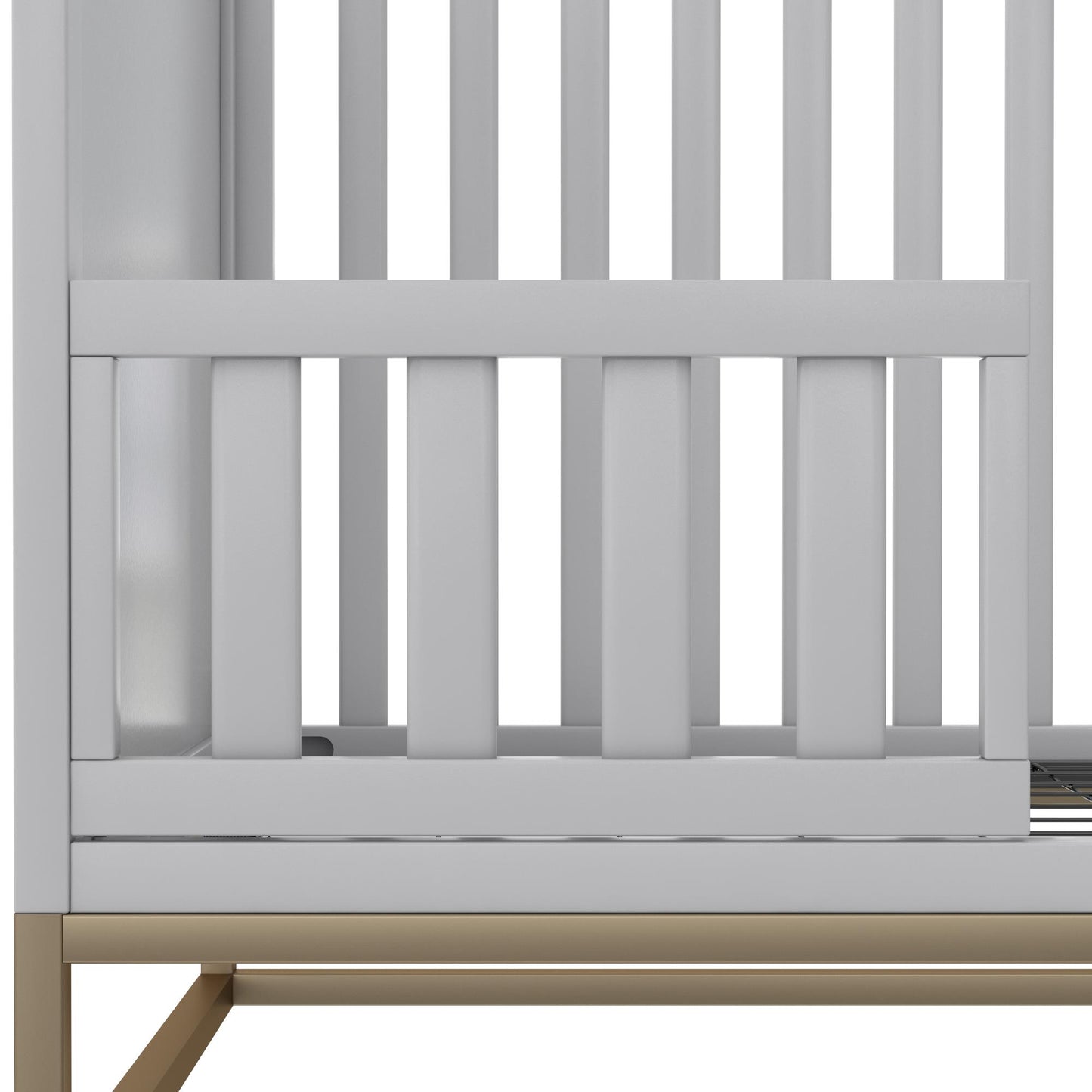 Haven 3 in 1 Metal Base Crib - Dove Gray