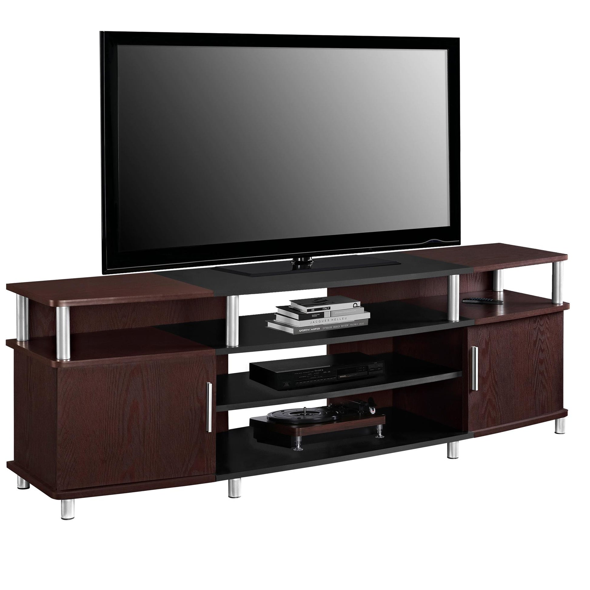 Carson Contemporary TV Stand for TVs up to 70 Inch  - Cherry