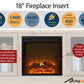 Chicago Electric Fireplace TV Console for TVs up to 50 Inch - Natural