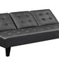 Madison CupHolder Futon - Black