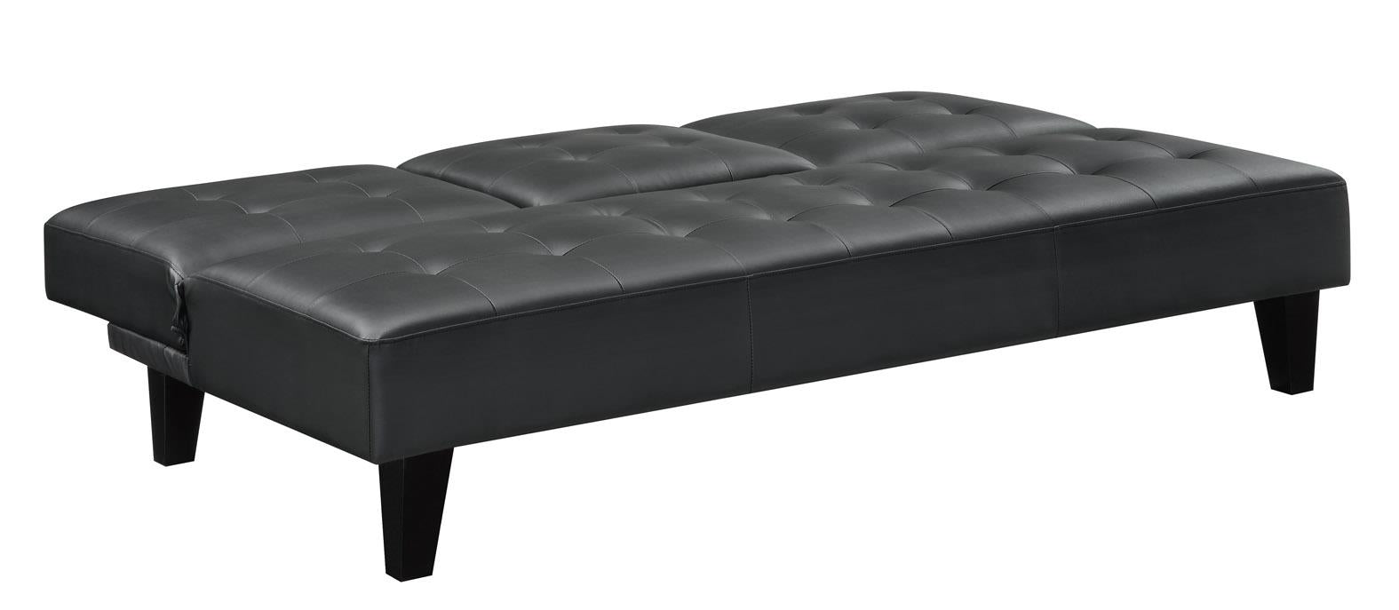 Madison CupHolder Futon - Black