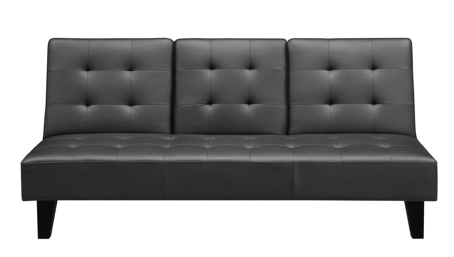 Madison CupHolder Futon - Black