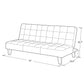 Madison CupHolder Futon - Black
