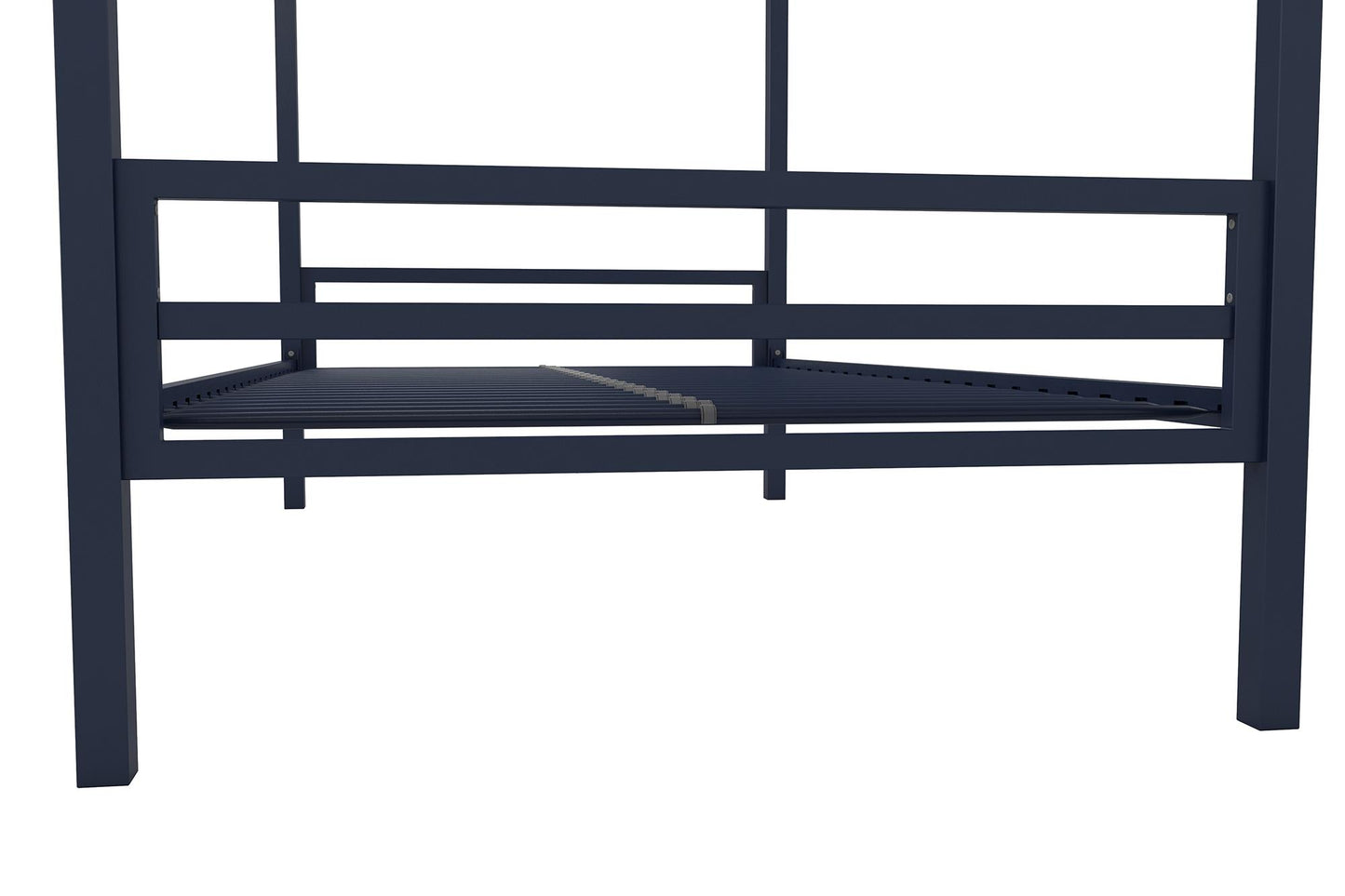 Maxwell Twin-Over-Twin Metal Bunk Bed - Navy - Twin-Over-Twin