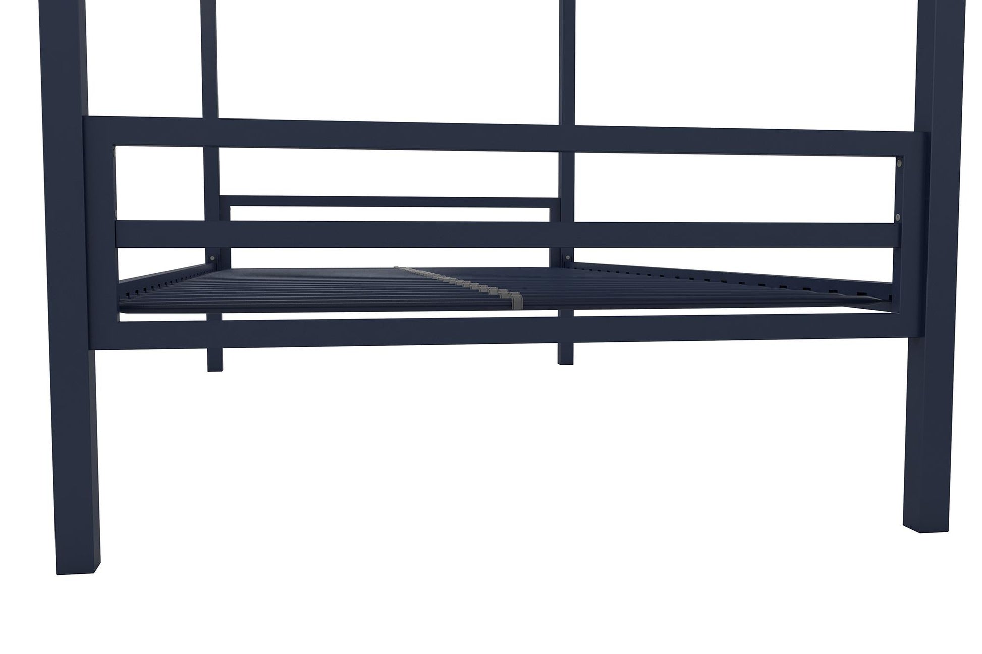 Maxwell Twin-Over-Twin Metal Bunk Bed - Navy - Twin-Over-Twin