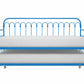 Bright Pop Metal Daybed with Trundle - Teal - Twin