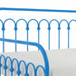 Bright Pop Metal Daybed with Trundle - Teal - Twin