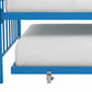 Bright Pop Metal Daybed with Trundle - Teal - Twin