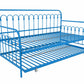 Bright Pop Metal Daybed with Trundle - Teal - Twin