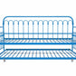 Bright Pop Metal Daybed with Trundle - Teal - Twin