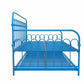 Bright Pop Metal Daybed with Trundle - Teal - Twin