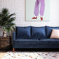 Paige Modern Pillowback Sofa - Navy