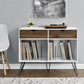 Concord Turntable Stand with Drawers - White