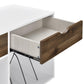 Concord Turntable Stand with Drawers - White
