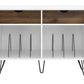 Concord Turntable Stand with Drawers - White