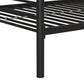 Mainstays Convertible Twin over Twin Metal Bunk Bed, Black - Black - Twin-Over-Twin