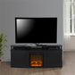 Carson Electric Fireplace TV Console for TVs up to 70 Inch - Black