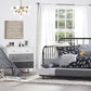 Monarch Hill Wren Metal Daybed and Trundle Set - Black - Twin
