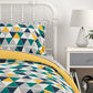 Jax Full 7-Piece Bedding Set with Wrinkle Resistant Lightweight Material - Gray - Full